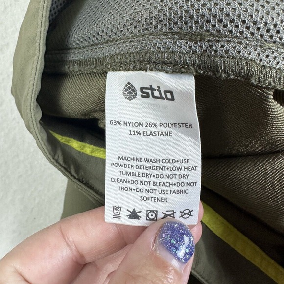 Stio Pants Womens Size 4 Green PINEDALE Technical Pants Softshell Stretch - Picture 13 of 16